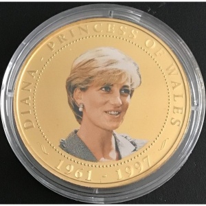 Реверс монеты Острова Кука, 1 доллар, 2008, В сером пиджаке, бюст вправо