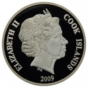Аверс монеты Острова Кука, 1 доллар, 2009, Горх Фок
