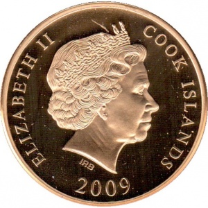Аверс монеты Острова Кука, 1 доллар, 2009, Мировые Памятники Архитектуры - Опера Земпера, Дрезден