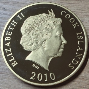 Аверс монеты Острова Кука, 1 доллар, 2010, Мировые Памятники Архитектуры - Дворец Бельвю, Берлин