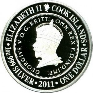 Аверс монеты Острова Кука, 1 доллар, 2011, Основы австралийских монет - Открытие здания парламента