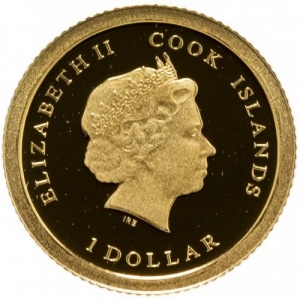 Аверс монеты Острова Кука, 1 доллар, 2012, 100 лет Титанику