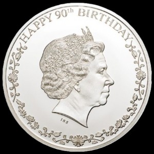 Реверс монеты Острова Кука, 1 доллар, 2016, 90 лет со дня рождения Королевы Елизаветы II