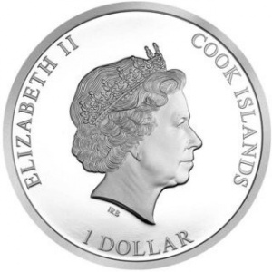 Аверс монеты Острова Кука, 1 доллар, 2018, Королевская свадьба