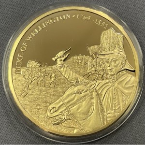 Реверс монеты Острова Кука, 1 доллар, 2019, Военачальники - Герцог Веллингтон