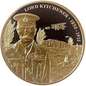 Реверс монеты Острова Кука, 1 доллар, 2019, Военачальники - Лорд Китченер