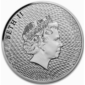 Аверс монеты Острова Кука, 1 доллар, 2020-2023, HMS Bounty /Круг, brillant uncirculated/