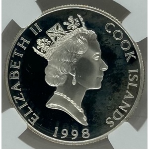 Аверс монеты Острова Кука, 2 доллара, 1998, Национальный парк Северные Каскады