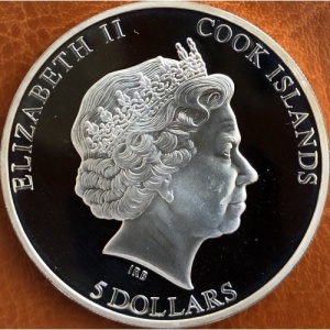 Аверс монеты Острова Кука, 5 долларов, 2009, Кирилловская церковь