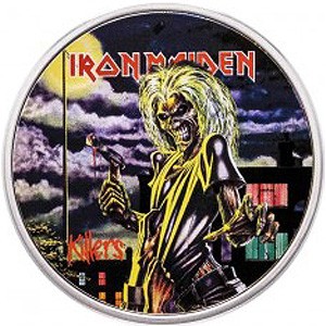 Реверс монеты Острова Кука, 5 долларов, 2024, Iron Maiden - Убийцы