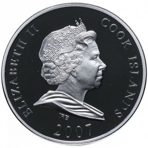 Аверс монеты Острова Кука, 10 долларов, 2007, Мировые памятники - Харбор-Бридж, Австралия