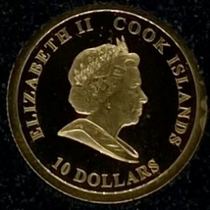 Аверс монеты Острова Кука, 10 долларов, 2008, Николай Коперник