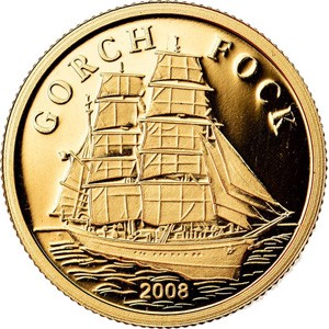 Реверс монеты Острова Кука, 10 долларов, 2008, Горх Фок