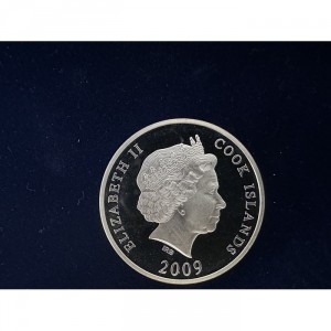Аверс монеты Острова Кука, 10 долларов, 2009, Мировые памятники - Абу-Симбел, Египет