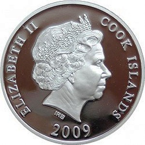 Аверс монеты Острова Кука, 10 долларов, 2009, Мировые памятники - Опера Земпера, Германия