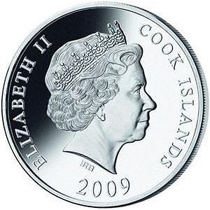 Аверс монеты Острова Кука, 10 долларов, 2009, Золотые ворота Киева