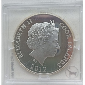 Аверс монеты Острова Кука, 10 долларов, 2012, Чемпионат мира по футболу в Бразилии 2014