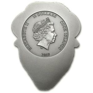 Аверс монеты Острова Кука, 10 долларов, 2017, Американский бизон