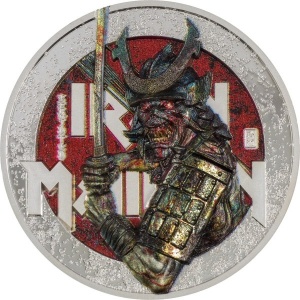 Реверс монеты Острова Кука, 10 долларов, 2022, Iron Maiden - Senjutsu