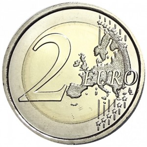Реверс монеты Сан-Марино, 2 евро, 2017-2026