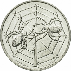 Реверс монеты Сан-Марино, 1 лира, 1975, Любовь у животных