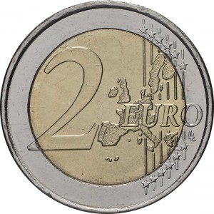 Реверс монеты Сан-Марино, 2 евро, 2004, Бартоломео Боргези