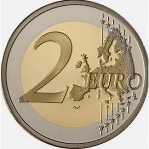 Реверс монеты Сан-Марино, 2 евро, 2014, 90 лет со дня смерти Джакомо Пуччини