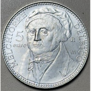 Реверс монеты Сан-Марино, 5 евро, 2006, Мельхиоре Дельфико