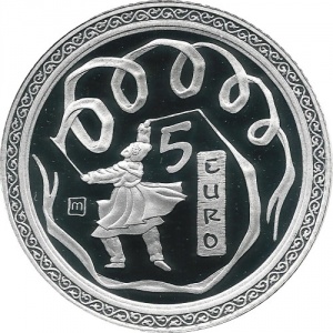 Реверс монеты Сан-Марино, 5 евро, 2008, XXIX летние Олимпийские Игры, Пекин 2008