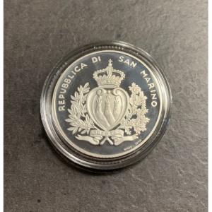 Аверс монеты Сан-Марино, 10 евро, 2010, 200 лет со дня рождения Роберта Шумана