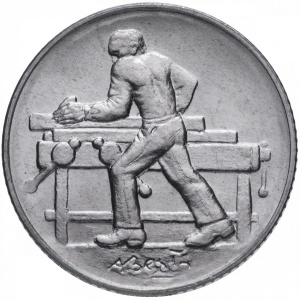 Реверс монеты Сан-Марино, 2 лиры, 1978, Работа