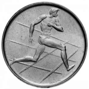 Реверс монеты Сан-Марино, 5 лир, 1980, XXII летние Олимпийские Игры, Москва 1980