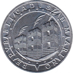 Аверс монеты Сан-Марино, 5 лир, 1992, 500 лет открытию Америки