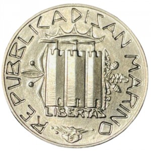 Аверс монеты Сан-Марино, 10 лир, 1985, Борьба с наркотиками