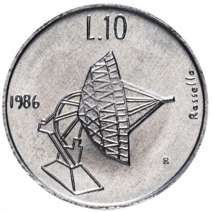 Реверс монеты Сан-Марино, 10 лир, 1986, Эволюция технологий