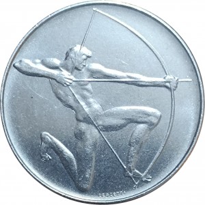 Реверс монеты Сан-Марино, 100 лир, 1980, XXII летние Олимпийские Игры, Москва 1980