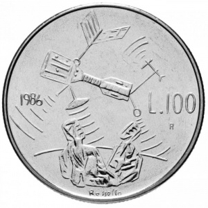 Реверс монеты Сан-Марино, 100 лир, 1986, Эволюция технологий