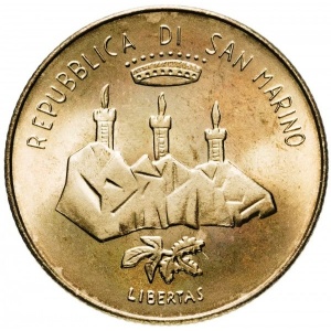Аверс монеты Сан-Марино, 200 лир, 1986, Эволюция технологий