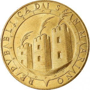 Аверс монеты Сан-Марино, 200 лир, 1992, 500 лет открытию Америки
