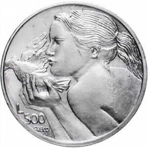 Реверс монеты Сан-Марино, 500 лир, 1973