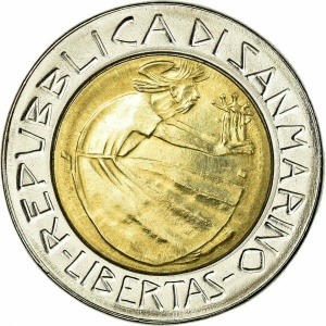 Аверс монеты Сан-Марино, 500 лир, 1985, Борьба с наркотиками