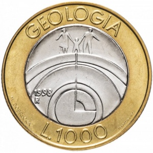 Реверс монеты Сан-Марино, 1000 лир, 1998