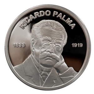 Реверс монеты Перу, 1 соль, 2019, 100 лет со дня смерти Рикардо Пальмы