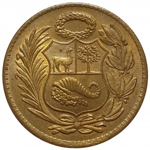 Аверс монеты Перу, 1 соль, 1943-1965