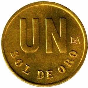 Реверс монеты Перу, 1 соль, 1978-1981