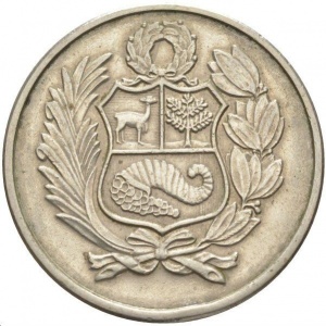 Аверс монеты Перу, 100 солей, 1980-1982