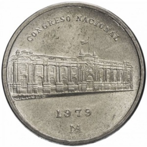 Аверс монеты Перу, 1000 солей, 1979, Национальный конгресс