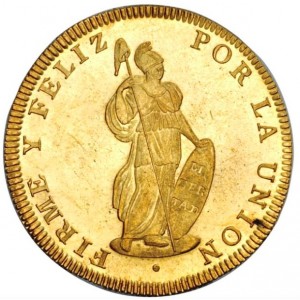 Реверс монеты Перу, 8 эскудо, 1826-1855