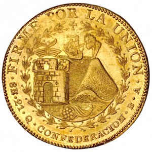 Реверс монеты Перу, 8 эскудо, 1837-1838, Конфедерация
