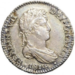 Аверс монеты Перу, 1 реал, 1811-1824